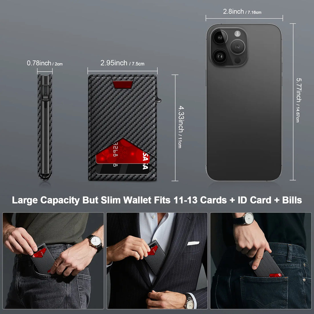 RFID wallet protective construction
