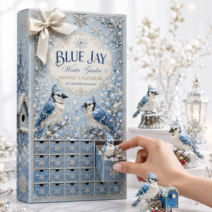 Blue Jay 24-Day Advent Calendar – Christmas Countdown Collectible Figurines