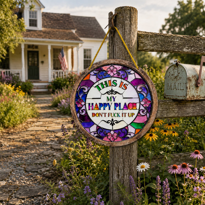🤣This Is My Happy Place Hanging Sign