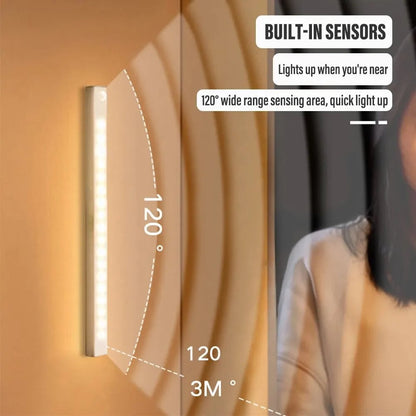 🔥Only $8.99 Last Day Promotion!💡Punch-free Smart Sensor Magnetic Rechargeable LED Lights