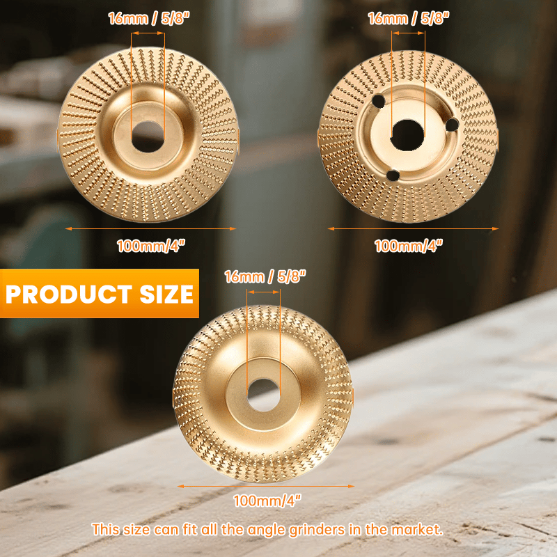 3PCS Wood Carving Disc Set