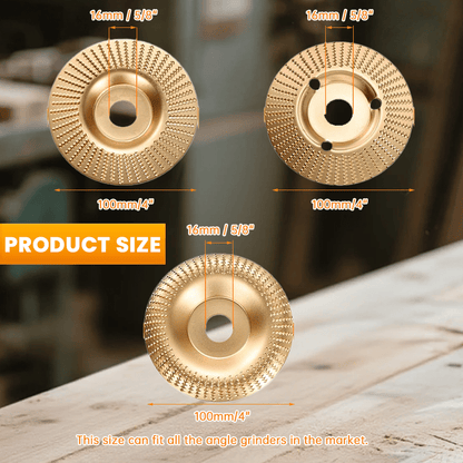 3PCS Wood Carving Disc Set