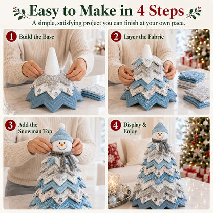 DIY Quilted Santa Christmas Tree Kit