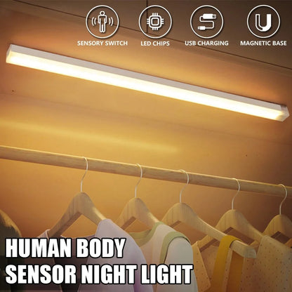 🔥Only $8.99 Last Day Promotion!💡Punch-free Smart Sensor Magnetic Rechargeable LED Lights