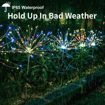 🔥LAST DAY 60% OFF - 🎁Waterproof Solar Garden Fireworks Lamp