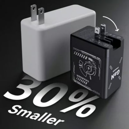 2-in-1 GaN Tkhotpick 3.0  Charger with Retractable Cables