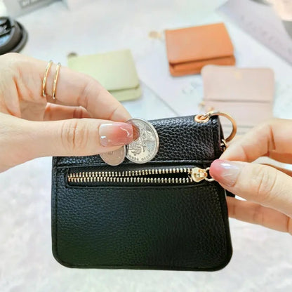 Elegant and Minimalist Women's Slim Short Wallet
