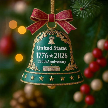 🔥Last Day: 49% OFF🔔United States 250th Anniversary Bell Ornament