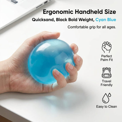 Shape & Squeeze Coconut Oil Stress Ball – No-Rebound Fidget Toy