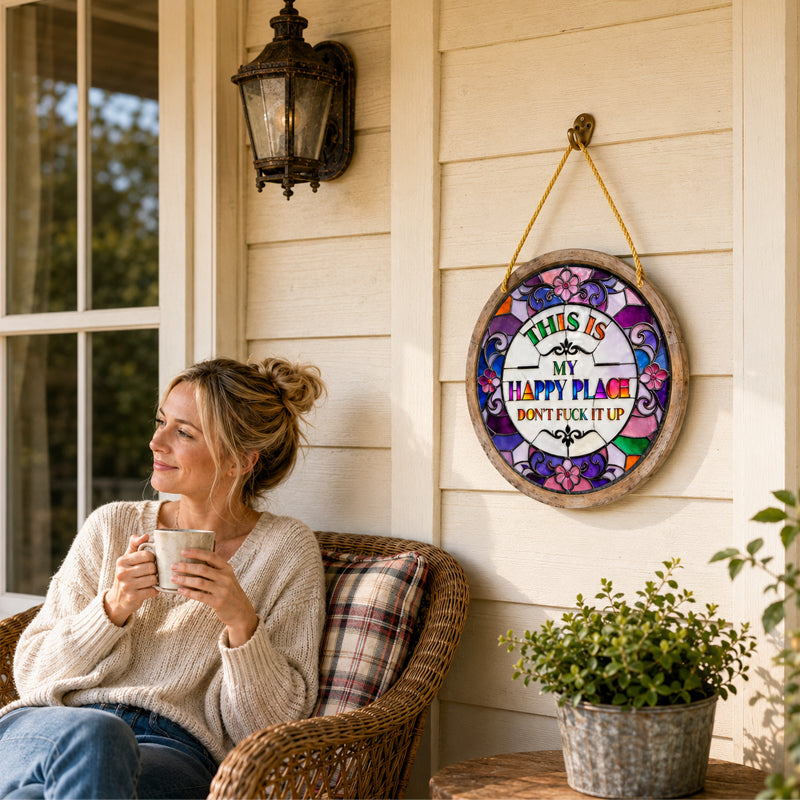 🤣This Is My Happy Place Hanging Sign