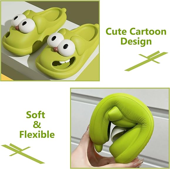3D Big Eye Dog Tongue Kiss Slippers🤪