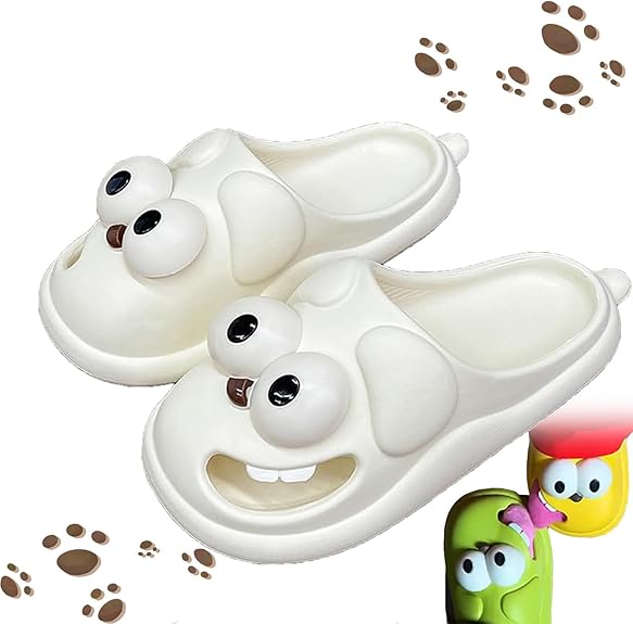 3D Big Eye Dog Tongue Kiss Slippers🤪