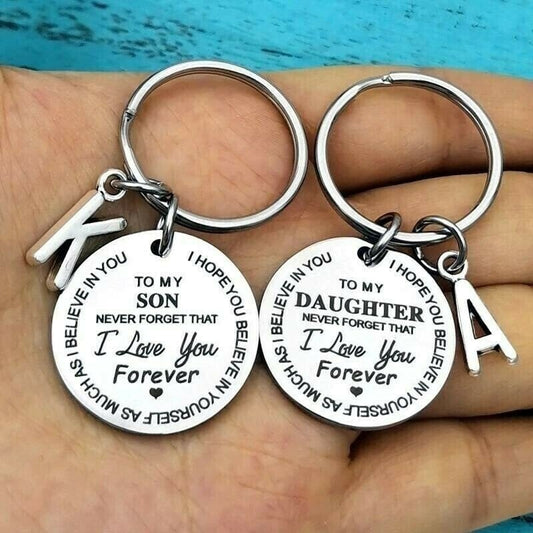 LAST DAY 49% OFF⇝💓 Best Gift for Mom & Dad | Son & Daughter I Love You Forever Keychain