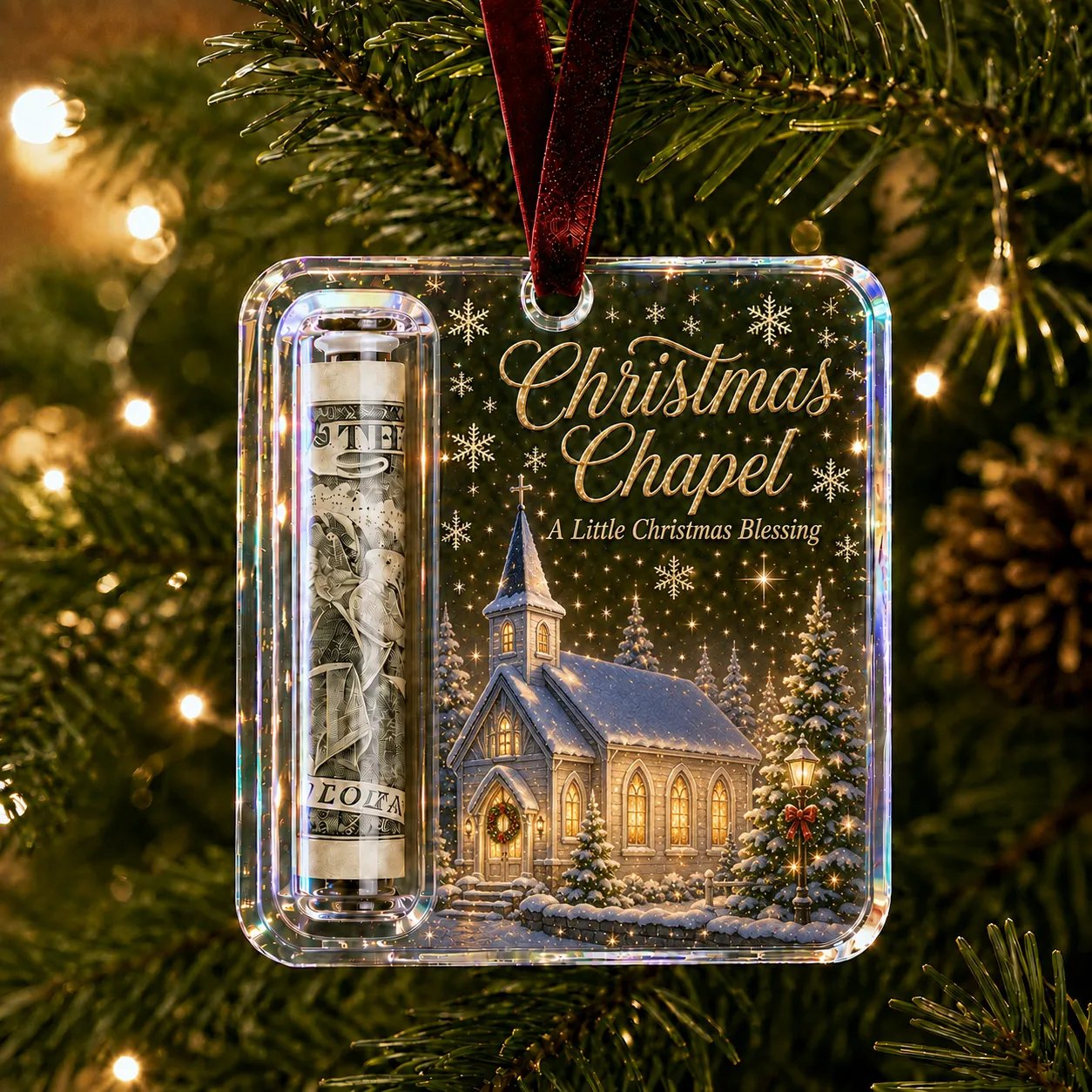 ✨🎄Christmas Cash Gift Holder Ornament