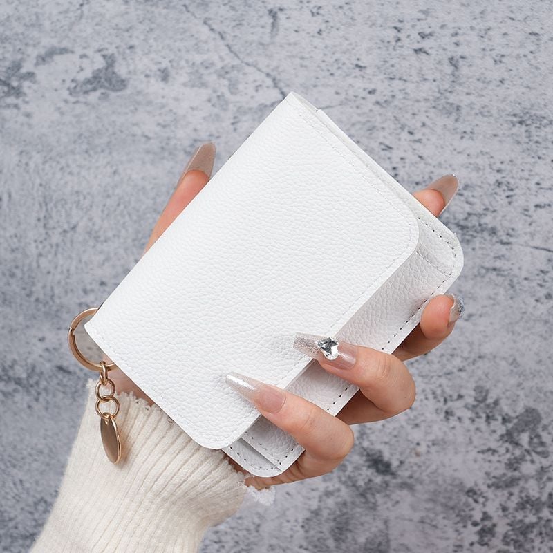 Elegant and Minimalist Women's Slim Short Wallet