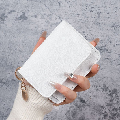 Elegant and Minimalist Women's Slim Short Wallet