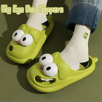 3D Big Eye Dog Tongue Kiss Slippers🤪