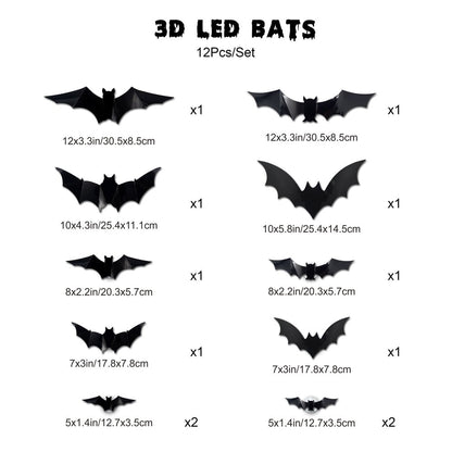 ✨Halloween LED Bat Night Light Wall Decor🦇
