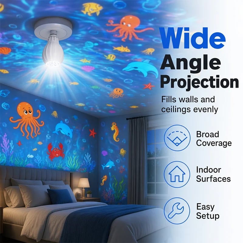 🔥HOT SALE 49% OFF🎅💡Rotating Christmas Projector Bulb