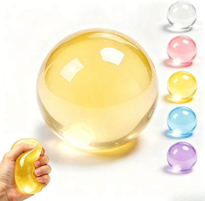 Shape & Squeeze Coconut Oil Stress Ball – No-Rebound Fidget Toy