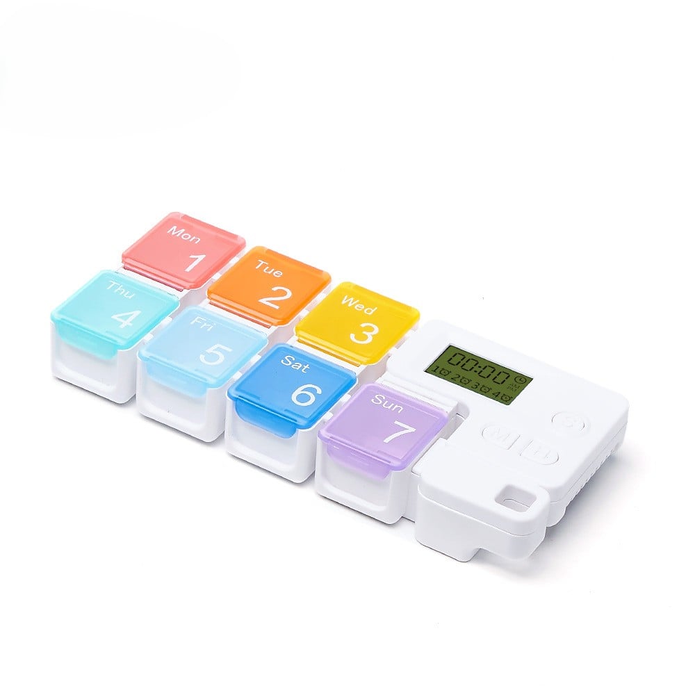 7-Day Smart Pill Organizer with Alarm