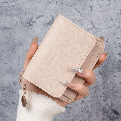 Elegant and Minimalist Women's Slim Short Wallet