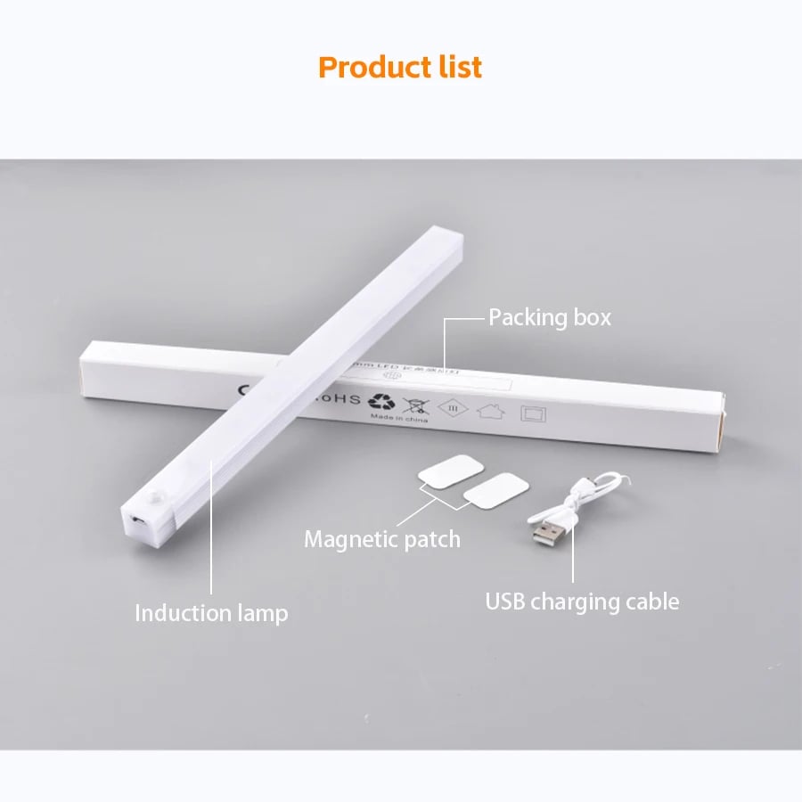 🔥Only $8.99 Last Day Promotion!💡Punch-free Smart Sensor Magnetic Rechargeable LED Lights