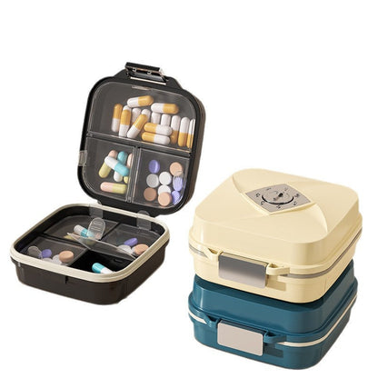 7-Day Double Layer Moisture-Proof Travel Pill Box, Portable Weekly Pocket Medicine Organizer