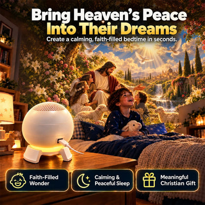 ⏰49% OFF✝️ Jesus Loves the Little Children Projection Light – Fill Your Home With Christ’s Love & Heavenly Peace