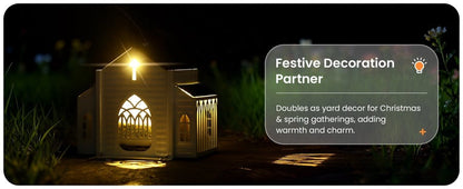 🎁  Last Day 60% OFF-✝️Church-Shaped Solar Bird Feeder(✨Same as in the video)