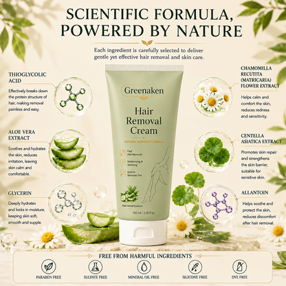 Trovehand™ Natural Gentle Hair Removal Cream | For Women & Men, Sensitive Skin