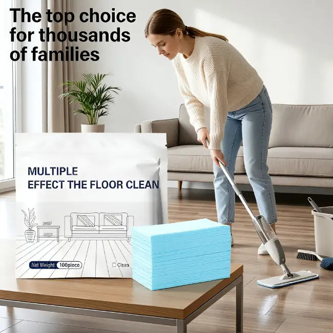 100 Piece Multi-Surface Antibacterial Cleaner for Hardwood, Tile & Laminate