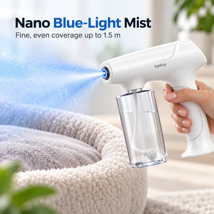 Bio-Enzymatic Pet Odor Eliminator & Nano Blue Light Sprayer Kit