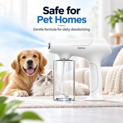 Bio-Enzymatic Pet Odor Eliminator & Nano Blue Light Sprayer Kit