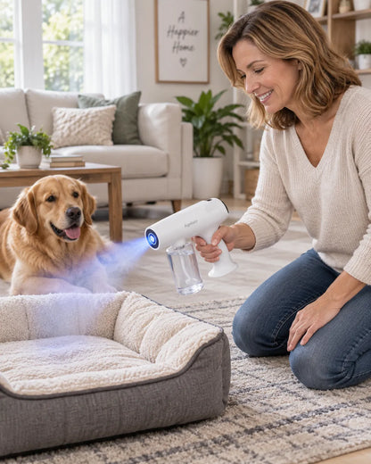 Bio-Enzymatic Pet Odor Eliminator & Nano Blue Light Sprayer Kit