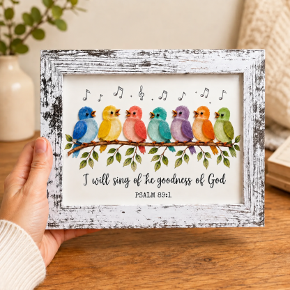 🎁Last Day 60% OFF - Christian Sea Glass Bird Art