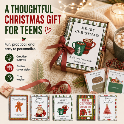 🔥 Christmas Gift Card Book
