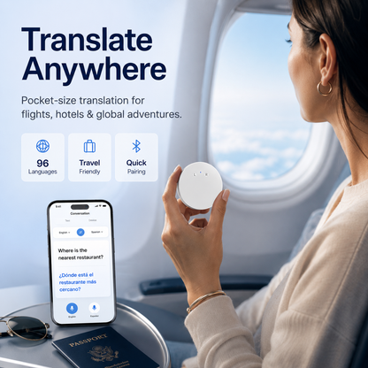 AI Pocket Translator – Real-Time Two-Way Voice Translation in 165+ Languages