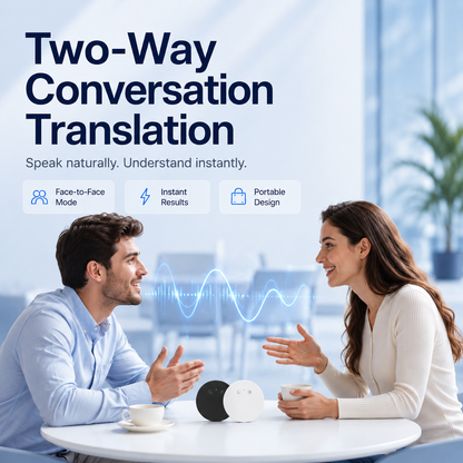 AI Pocket Translator – Real-Time Two-Way Voice Translation in 165+ Languages