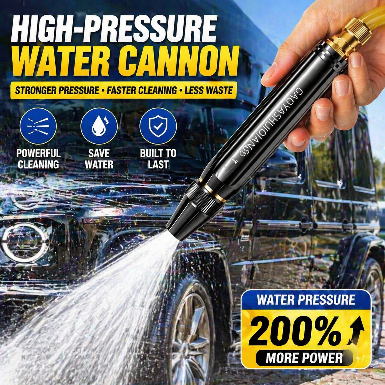 Transform Your Ordinary Hose Into A Powerful Pressure Washer