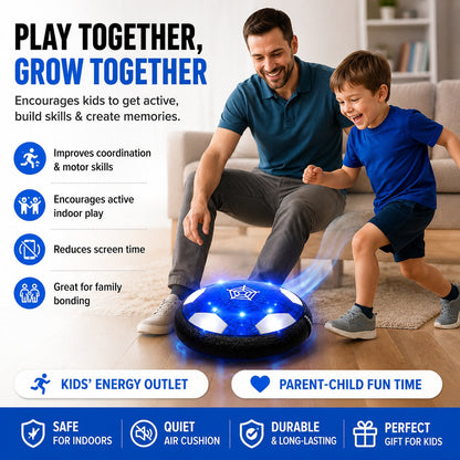 ⚽ Turn Any Room Into A Soccer Field! The LED Hover Soccer Ball That Keeps Kids Active, Entertained & Away From Screens