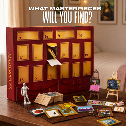 ✨ 20 Days of Artistic Surprises 🎨 Mini Masterpiece Collection Advent Calendar | Build Your Tiny Gallery