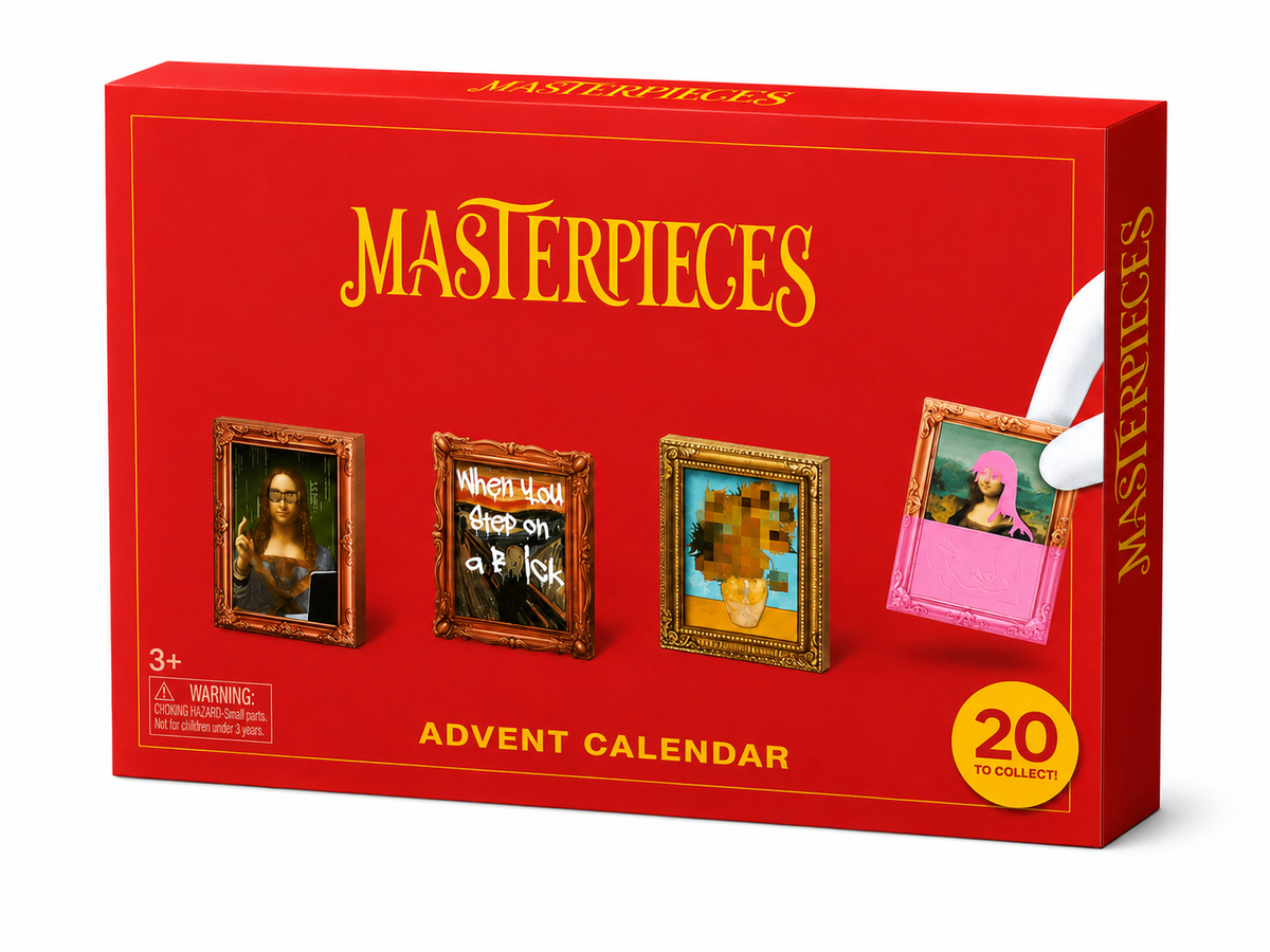 ✨ 20 Days of Artistic Surprises 🎨 Mini Masterpiece Collection Advent Calendar | Build Your Tiny Gallery