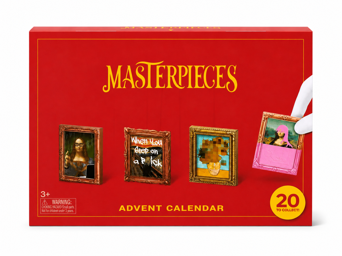 ✨ 20 Days of Artistic Surprises 🎨 Mini Masterpiece Collection Advent Calendar | Build Your Tiny Gallery