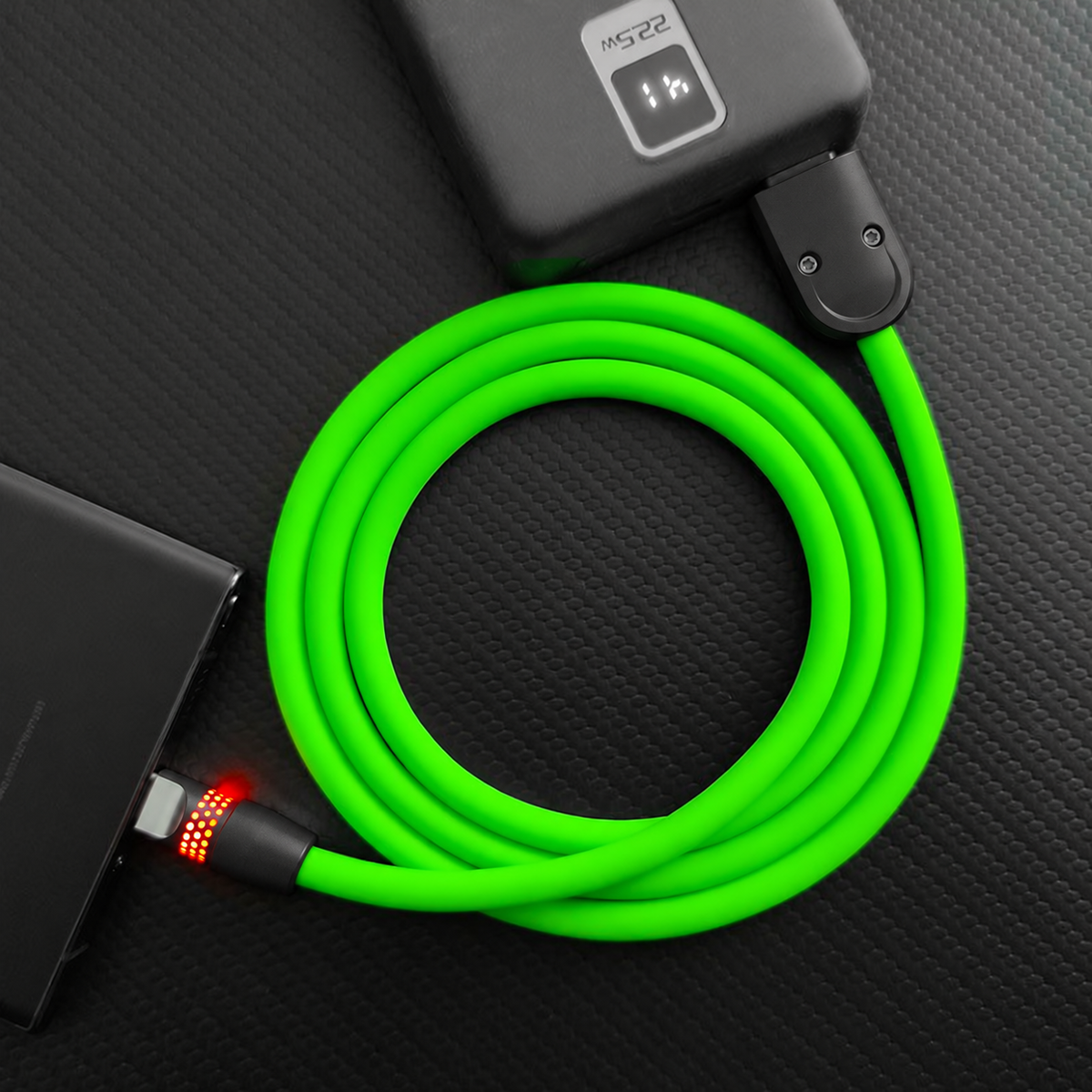 100W Fast Charge Cable With RGB Glow