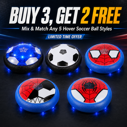 ⚽ Turn Any Room Into A Soccer Field! The LED Hover Soccer Ball That Keeps Kids Active, Entertained & Away From Screens