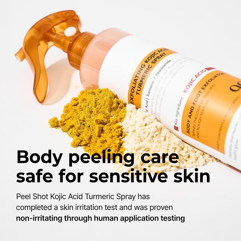 Tkhotpick Peel Shot - Kojic + Turmeric Body Peel Spray