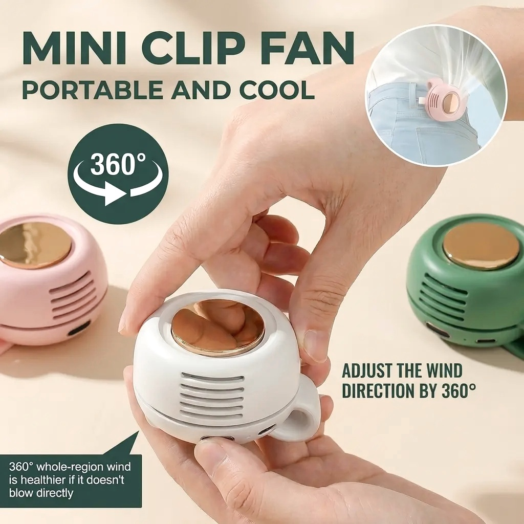 Portable Silent Mini Bladeless Electric Fan