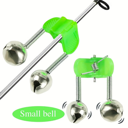 Double Ring Fishing Bells with Plastic Clip Buckles 🎣🔔
