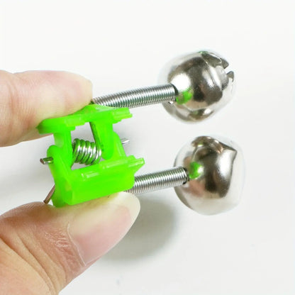 Double Ring Fishing Bells with Plastic Clip Buckles 🎣🔔